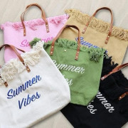 🌸 Summer Vibes Embroidery Shoulder Bag 🌸